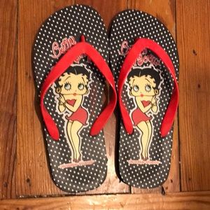 Betty Boop women’s flip flops from Universal size 9/10